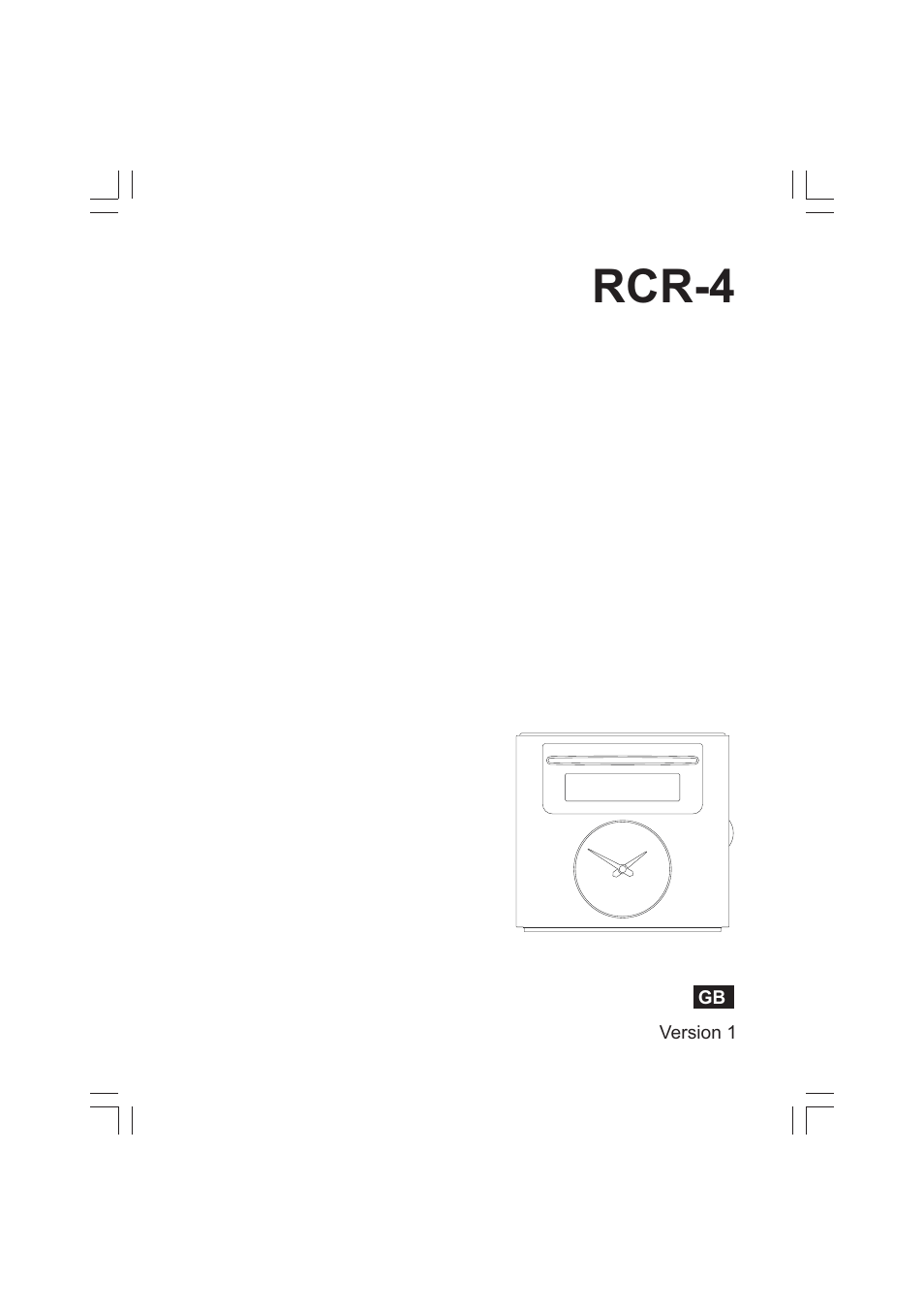 Sangean RCR-4 (V1) User Manual | 24 pages