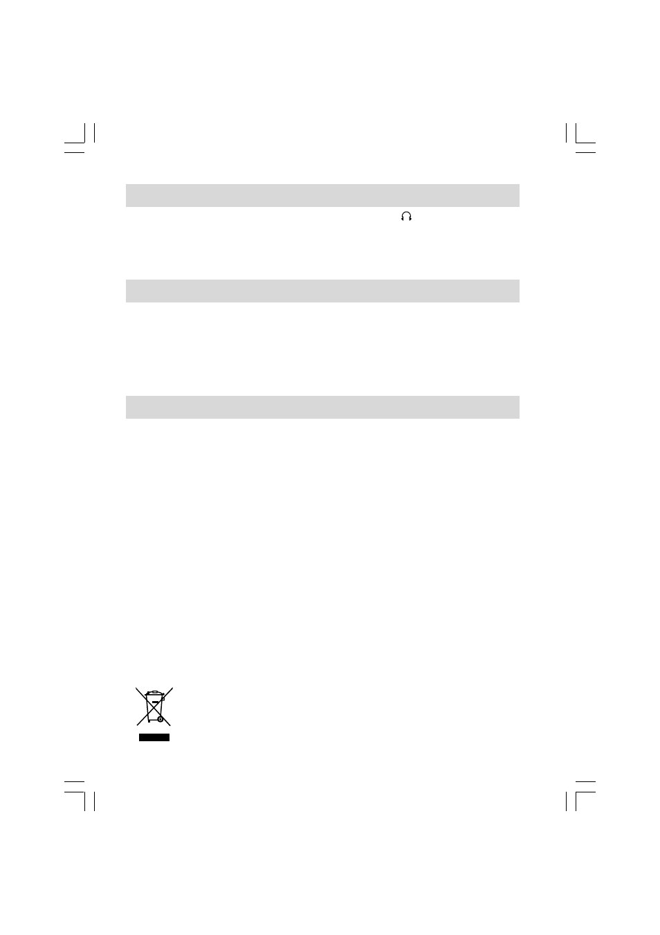 Headphone socket, Aux in socket, Technical data | Sangean RCR-4 (V1) User Manual | Page 24 / 24