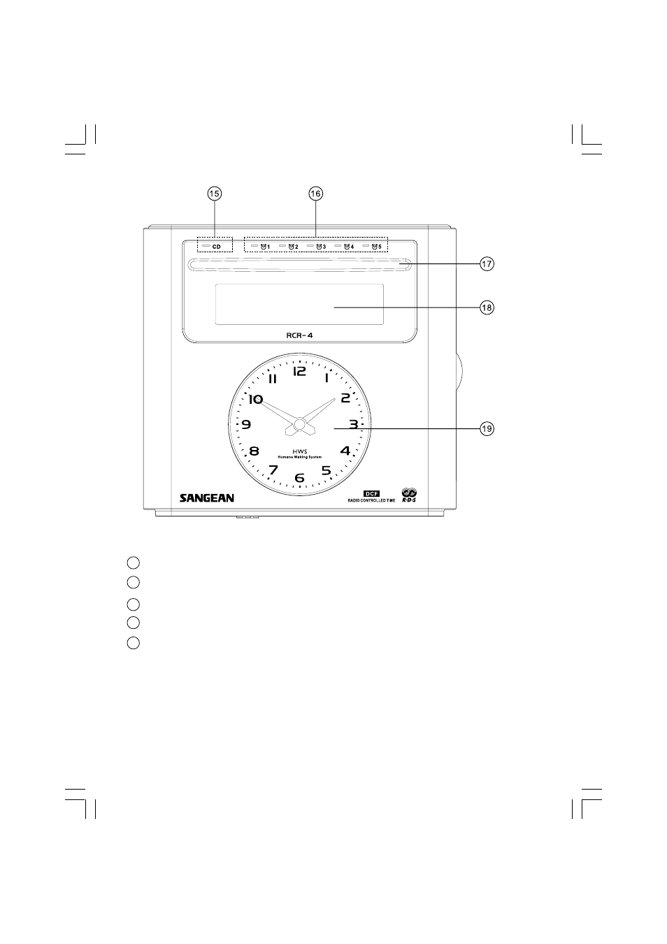 Sangean RCR-4 (V1) User Manual | Page 6 / 24