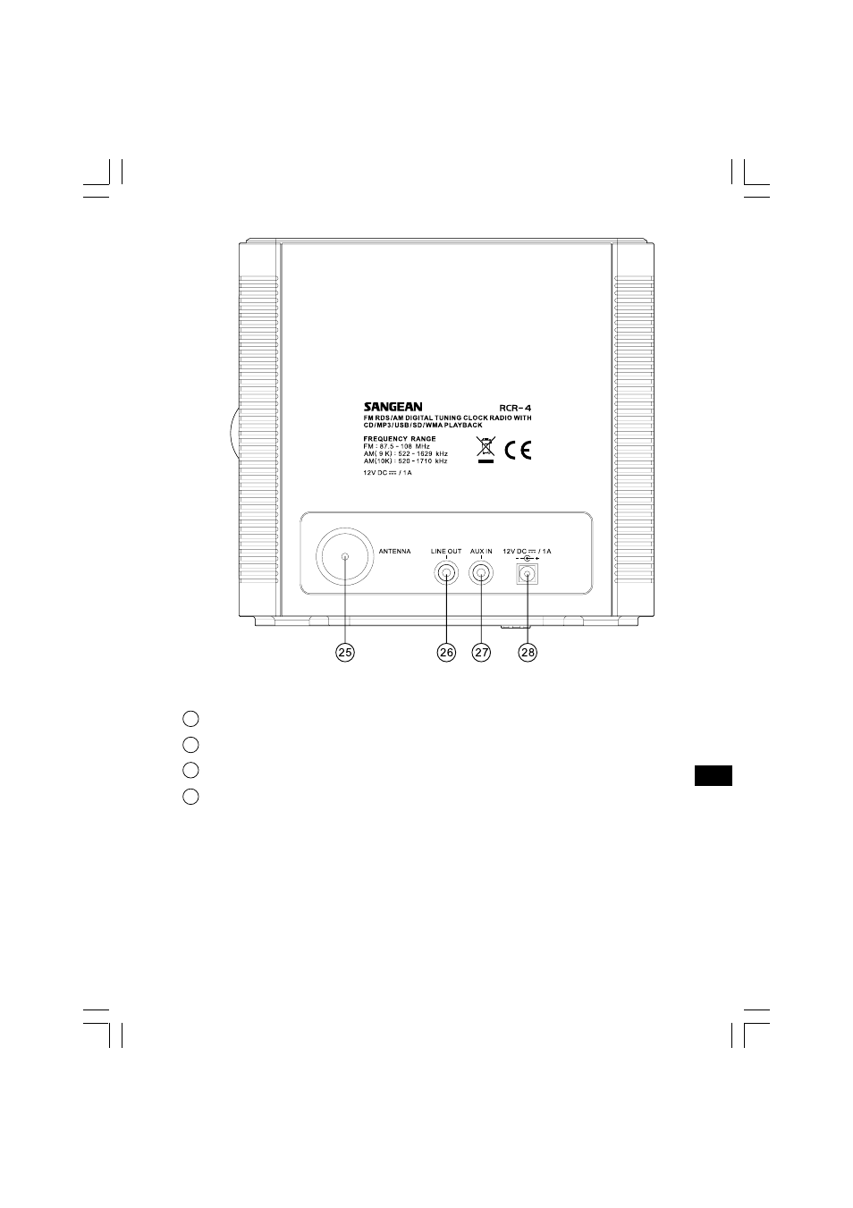 Sangean RCR-4 (V1) User Manual | Page 9 / 24