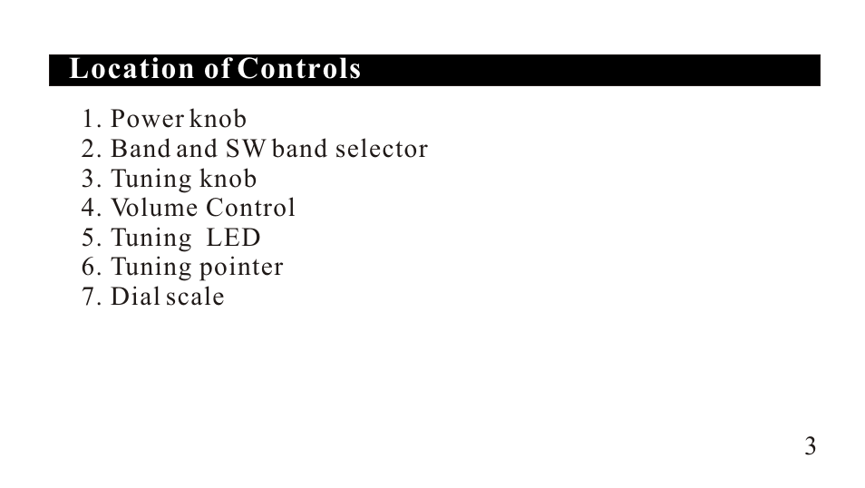 Sangean SG-622 (V1) User Manual | Page 3 / 10