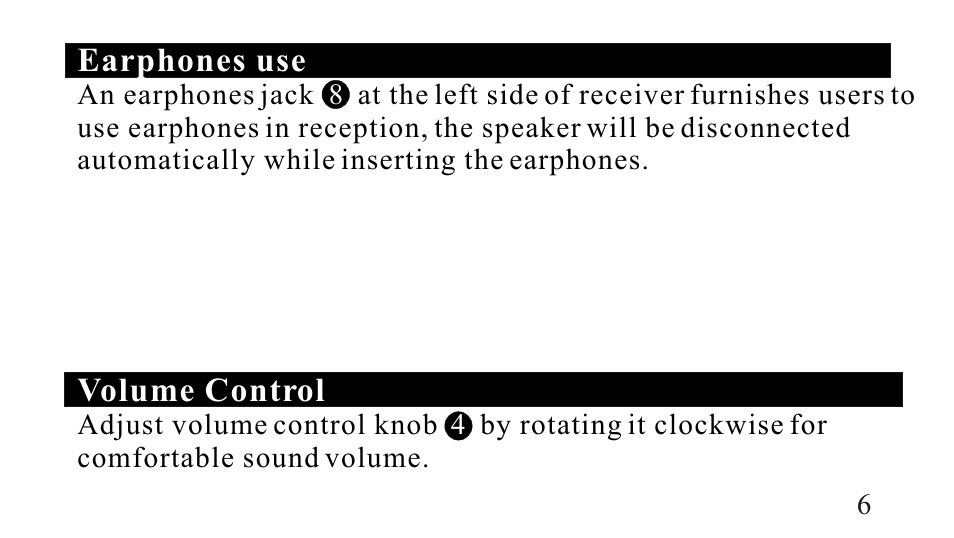 Sangean SG-622 (V1) User Manual | Page 6 / 10