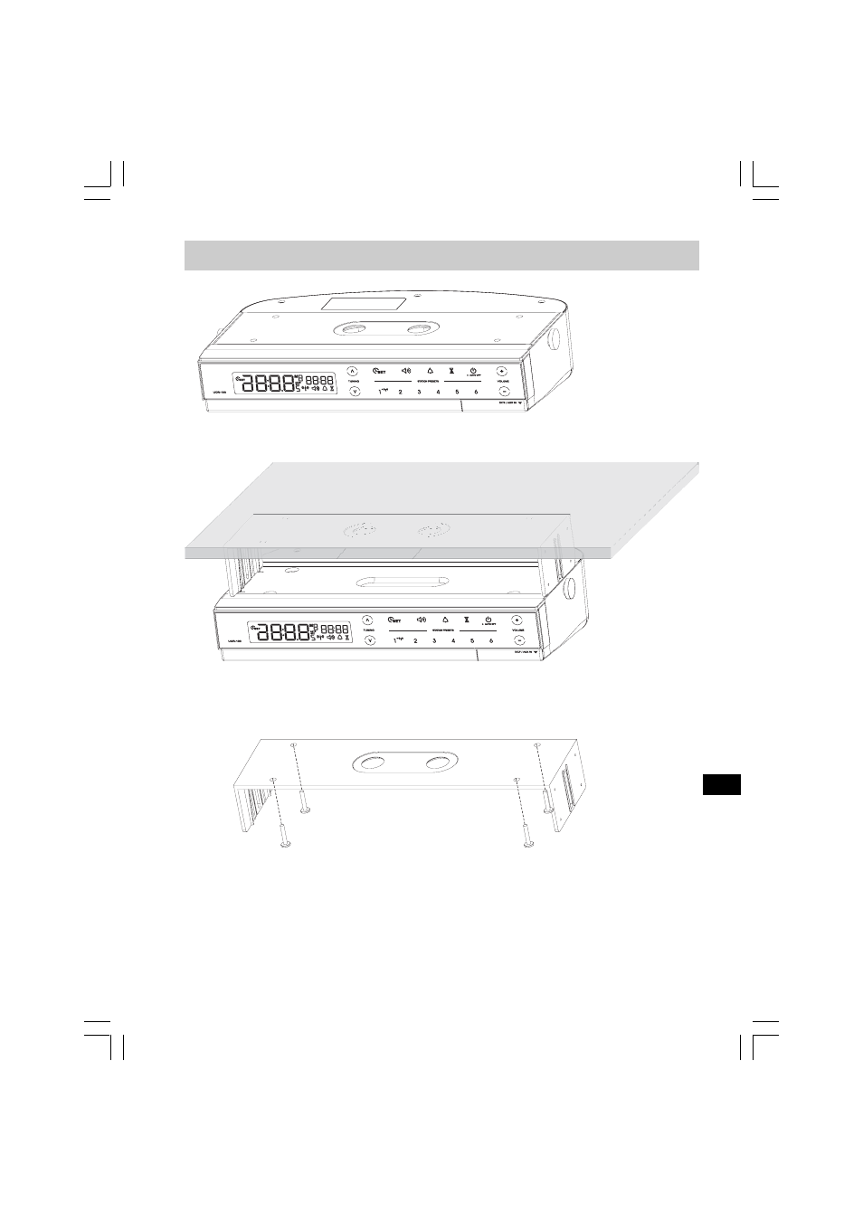 Installing the appliance | Sangean UCR-100 (V1) User Manual | Page 5 / 14