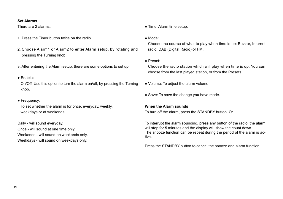 Sangean WFR-1 (R1) User Manual | Page 36 / 41