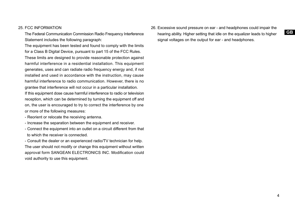 Sangean WFR-1 (R1) User Manual | Page 5 / 41