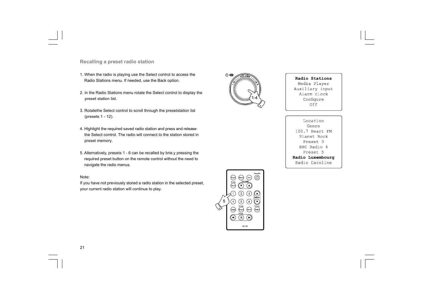 Sangean WFR-20 (R1) User Manual | Page 22 / 59