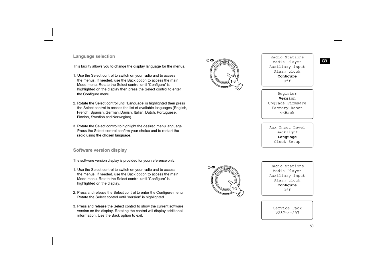 Sangean WFR-20 (R1) User Manual | Page 51 / 59