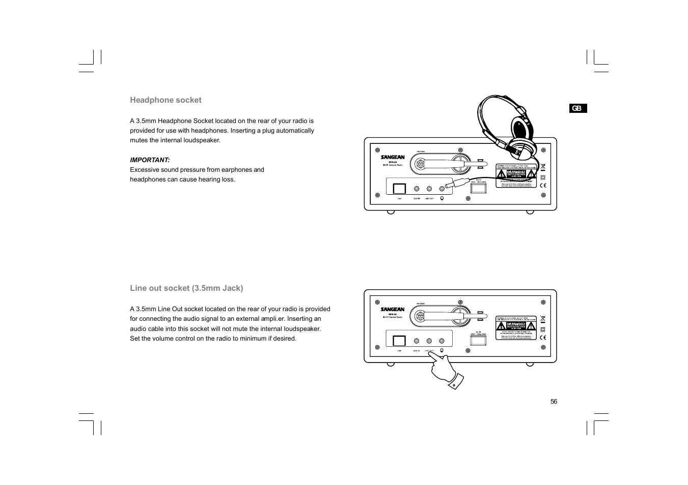 Sangean WFR-20 (R1) User Manual | Page 57 / 59
