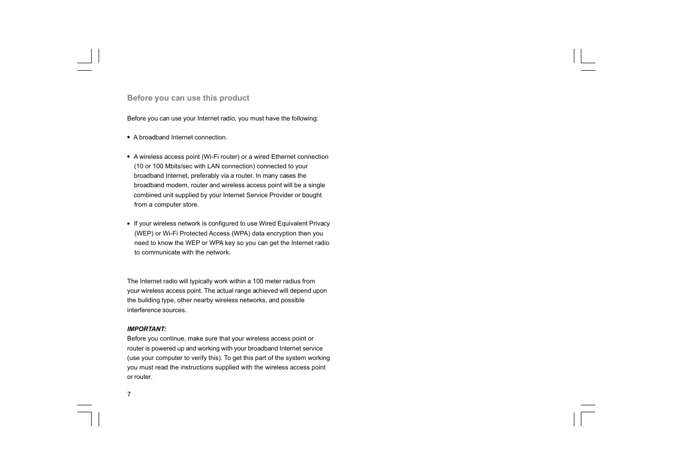 Sangean WFR-20 (R1) User Manual | Page 8 / 59