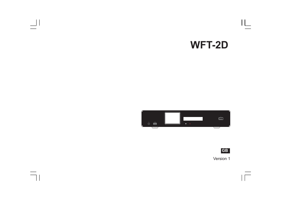 Sangean WFT-2D (V1) User Manual | 80 pages