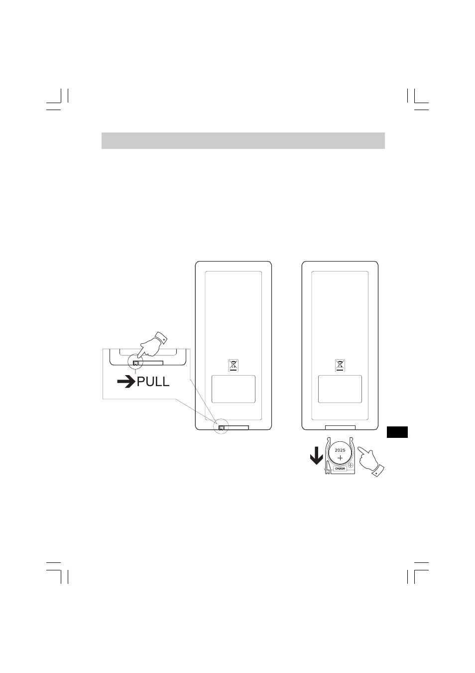 Remote battery replacement | Sangean WR-3 (V1) User Manual | Page 7 / 22