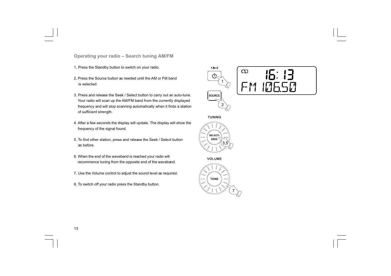 Sangean WR-5 (V1) User Manual | Page 14 / 39