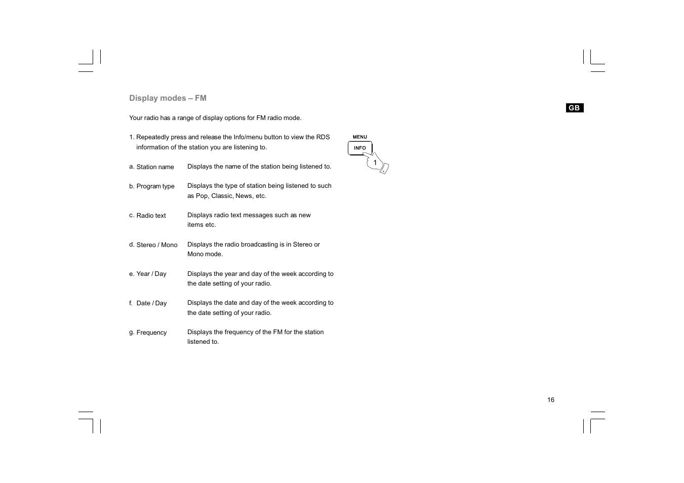 Sangean WR-5 (V1) User Manual | Page 17 / 39