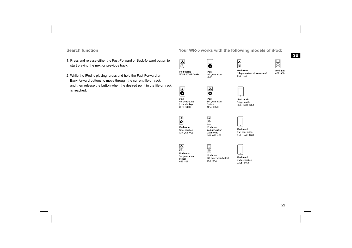 Sangean WR-5 (V1) User Manual | Page 23 / 39