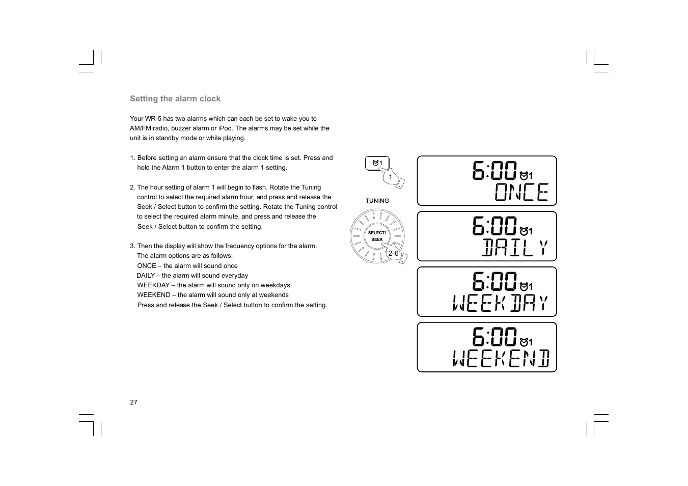 Sangean WR-5 (V1) User Manual | Page 28 / 39