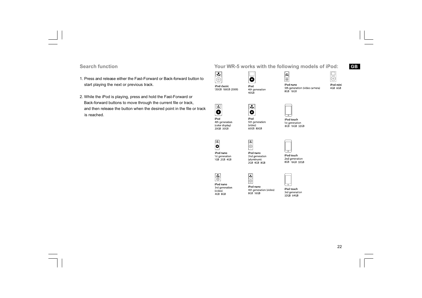 Sangean WR-5 (R1) User Manual | Page 23 / 39