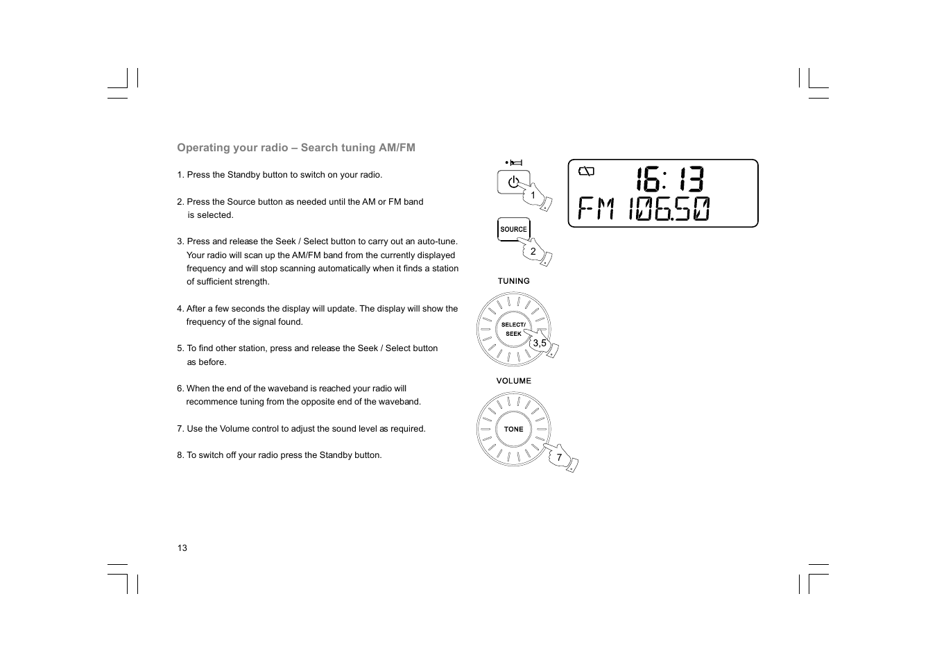 Sangean WR-5 (R2) User Manual | Page 14 / 39