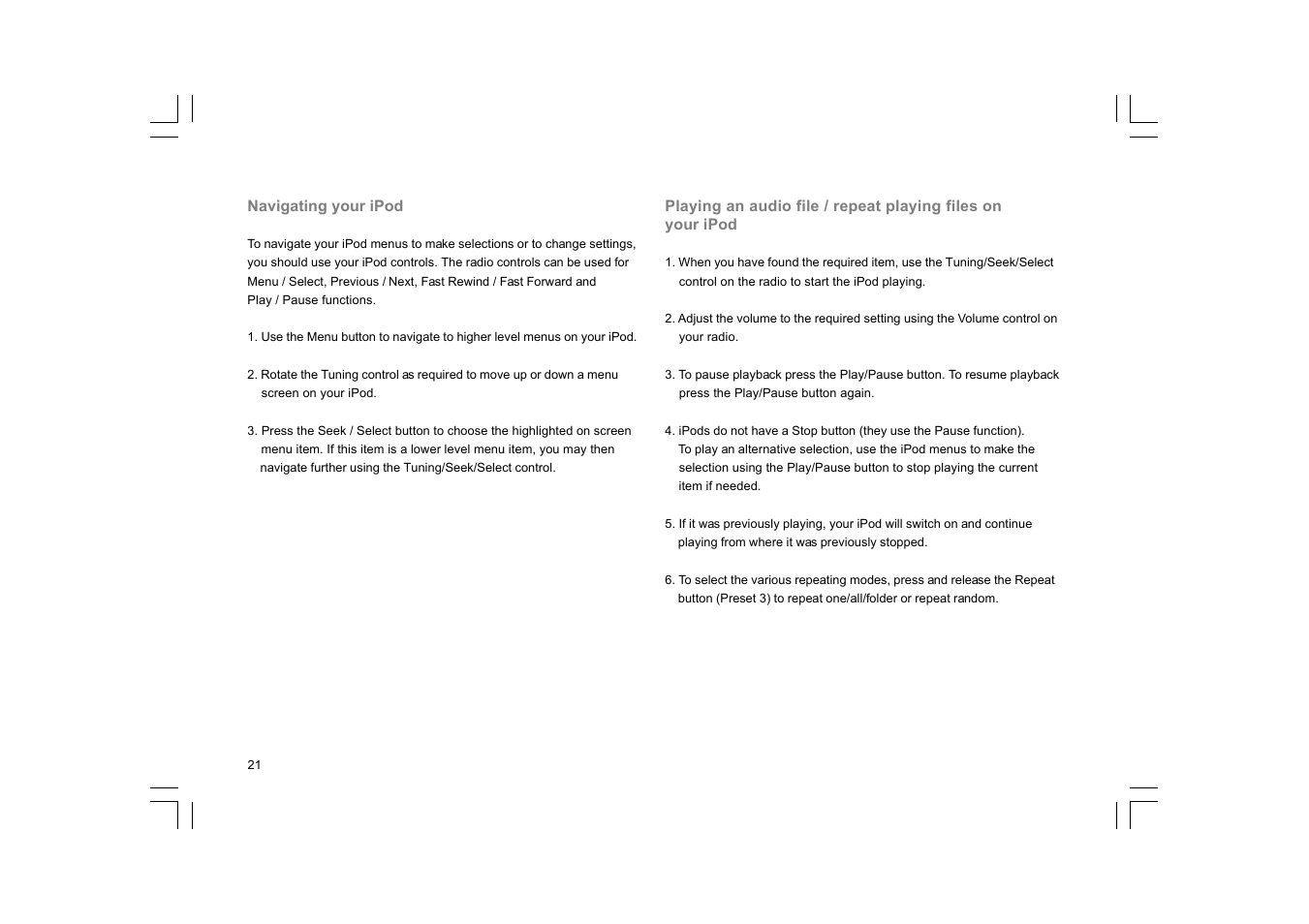 Sangean WR-5 (R2) User Manual | Page 22 / 39