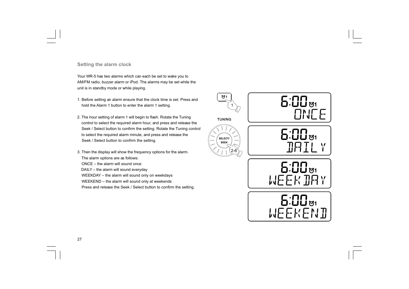 Sangean WR-5 (R2) User Manual | Page 28 / 39