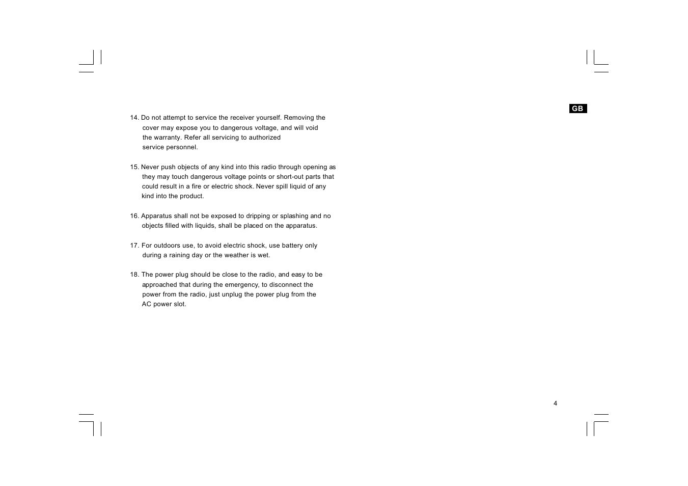 Sangean WR-5 (R2) User Manual | Page 5 / 39