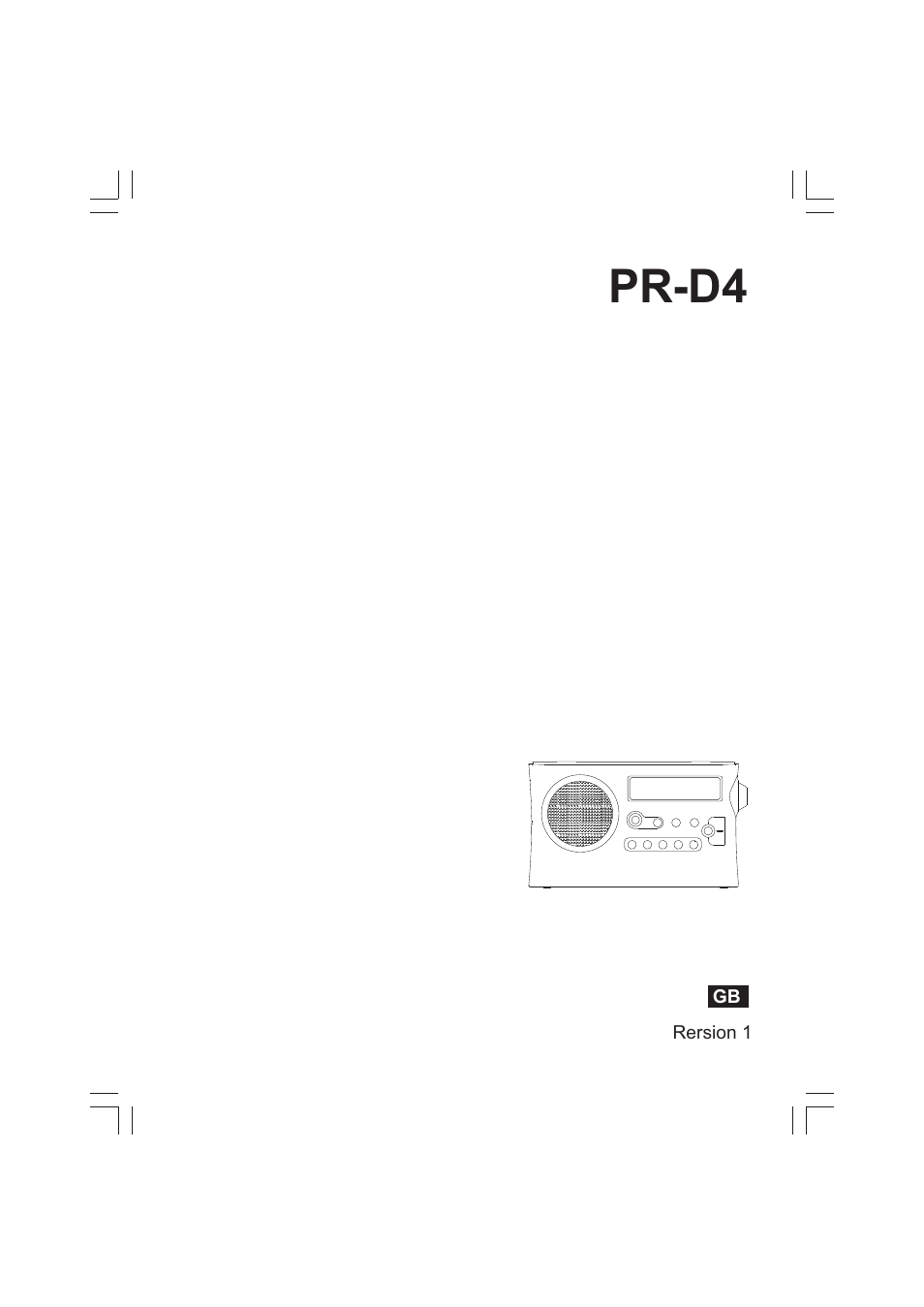 Sangean Package PR-D4 (R1) User Manual | 13 pages