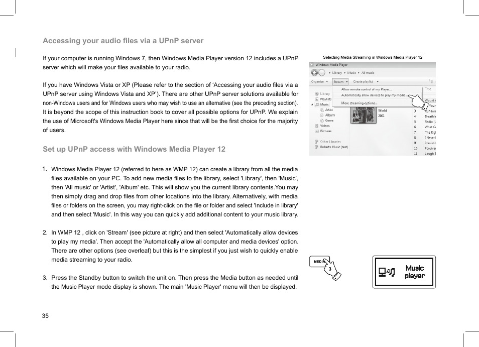 Sangean DDR-63+ (V1) User Manual | Page 36 / 107