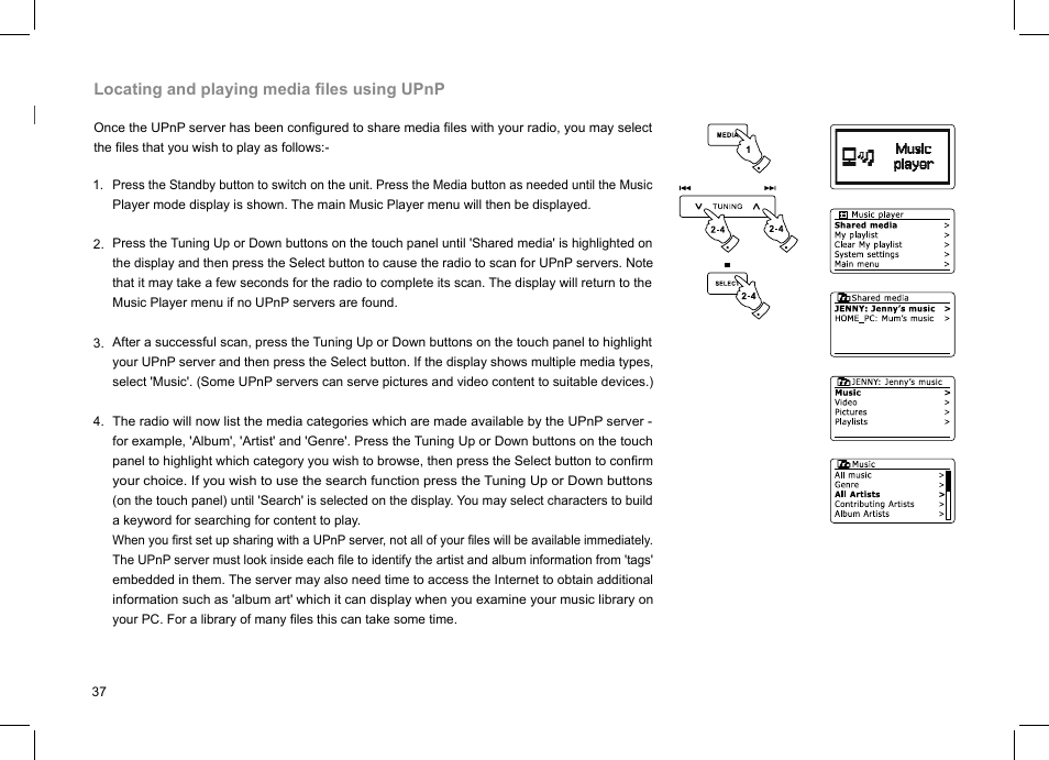 Sangean DDR-63+ (V1) User Manual | Page 38 / 107