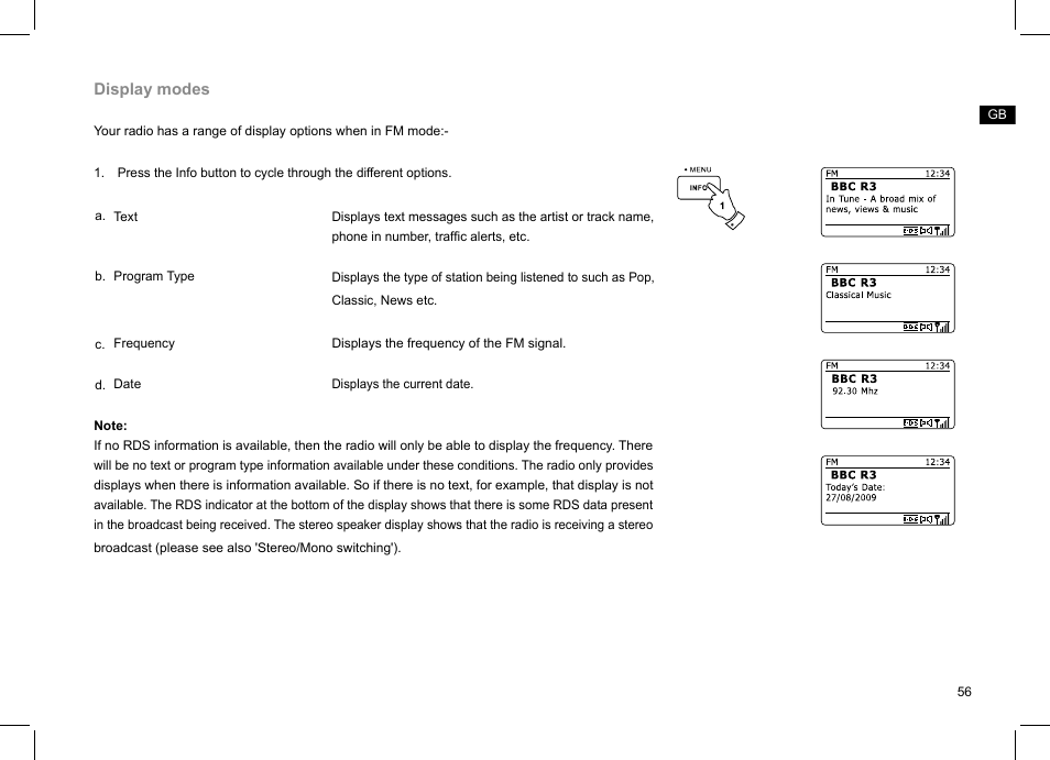 Sangean DDR-63+ (V1) User Manual | Page 57 / 107