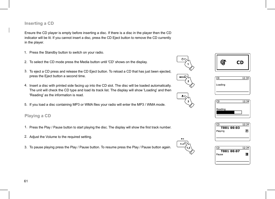 Sangean DDR-63+ (V1) User Manual | Page 62 / 107