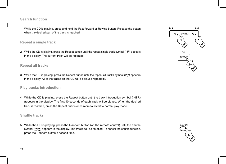 Sangean DDR-63+ (V1) User Manual | Page 64 / 107