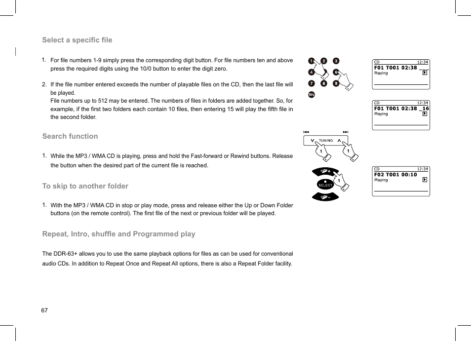 Sangean DDR-63+ (V1) User Manual | Page 68 / 107