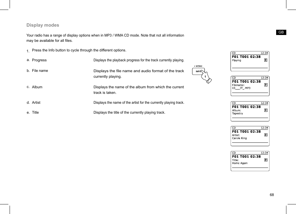 Sangean DDR-63+ (V1) User Manual | Page 69 / 107