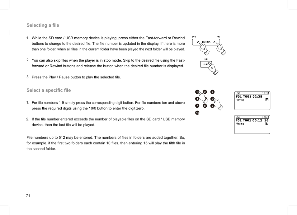 Sangean DDR-63+ (V1) User Manual | Page 72 / 107