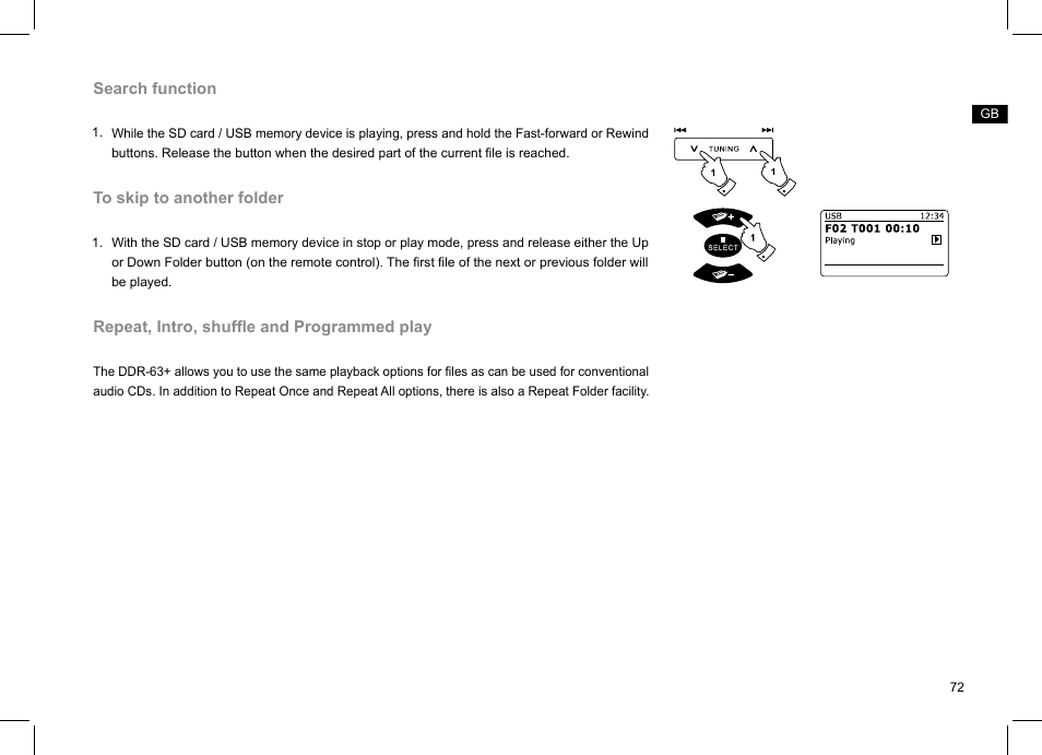 Sangean DDR-63+ (V1) User Manual | Page 73 / 107