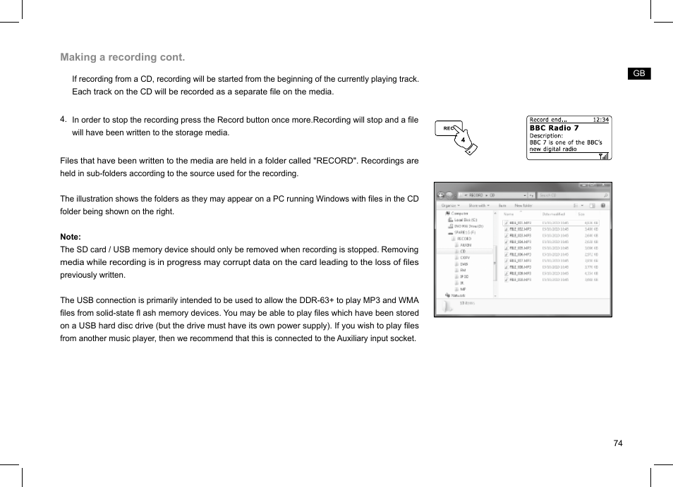 Sangean DDR-63+ (V1) User Manual | Page 75 / 107
