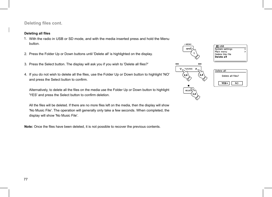 Sangean DDR-63+ (V1) User Manual | Page 78 / 107