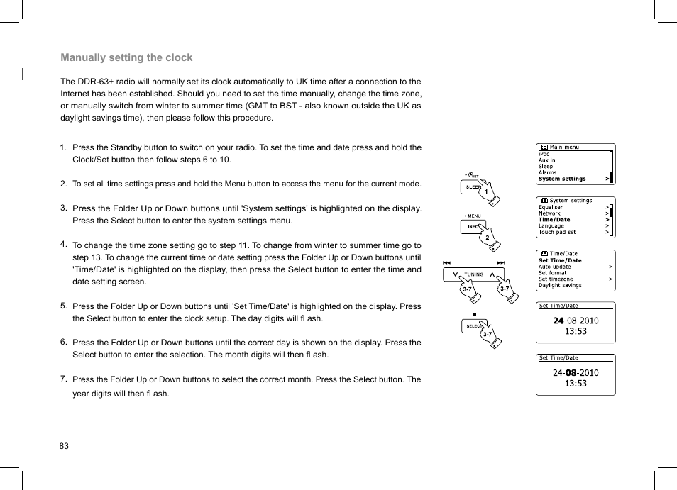 Sangean DDR-63+ (V1) User Manual | Page 84 / 107