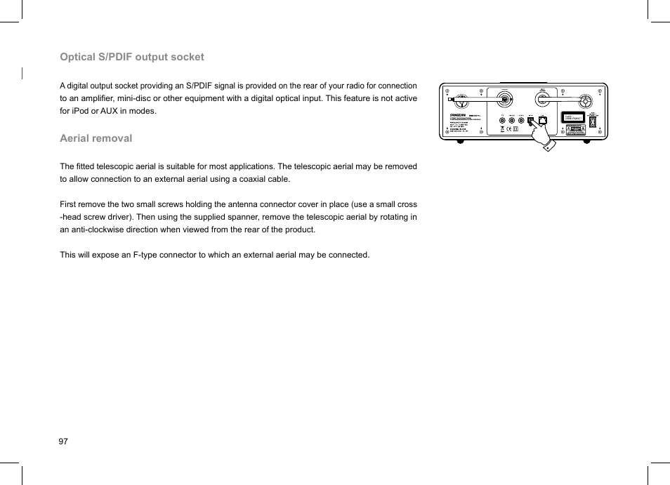 Sangean DDR-63+ (V1) User Manual | Page 98 / 107