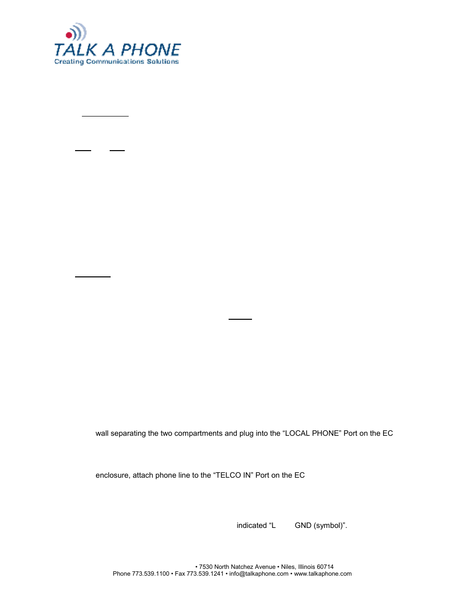 Talkaphone CU-8 Area of Rescue Surface Mount Command Unit User Manual | 5 pages