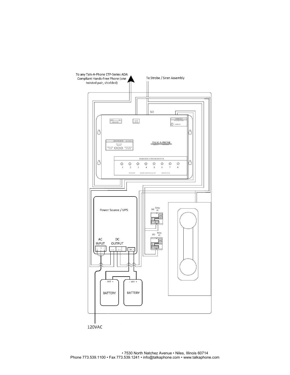 Cu-8 installation instructions | Talkaphone CU-8R Area of Rescue Flush Mount Command Unit User Manual | Page 4 / 5