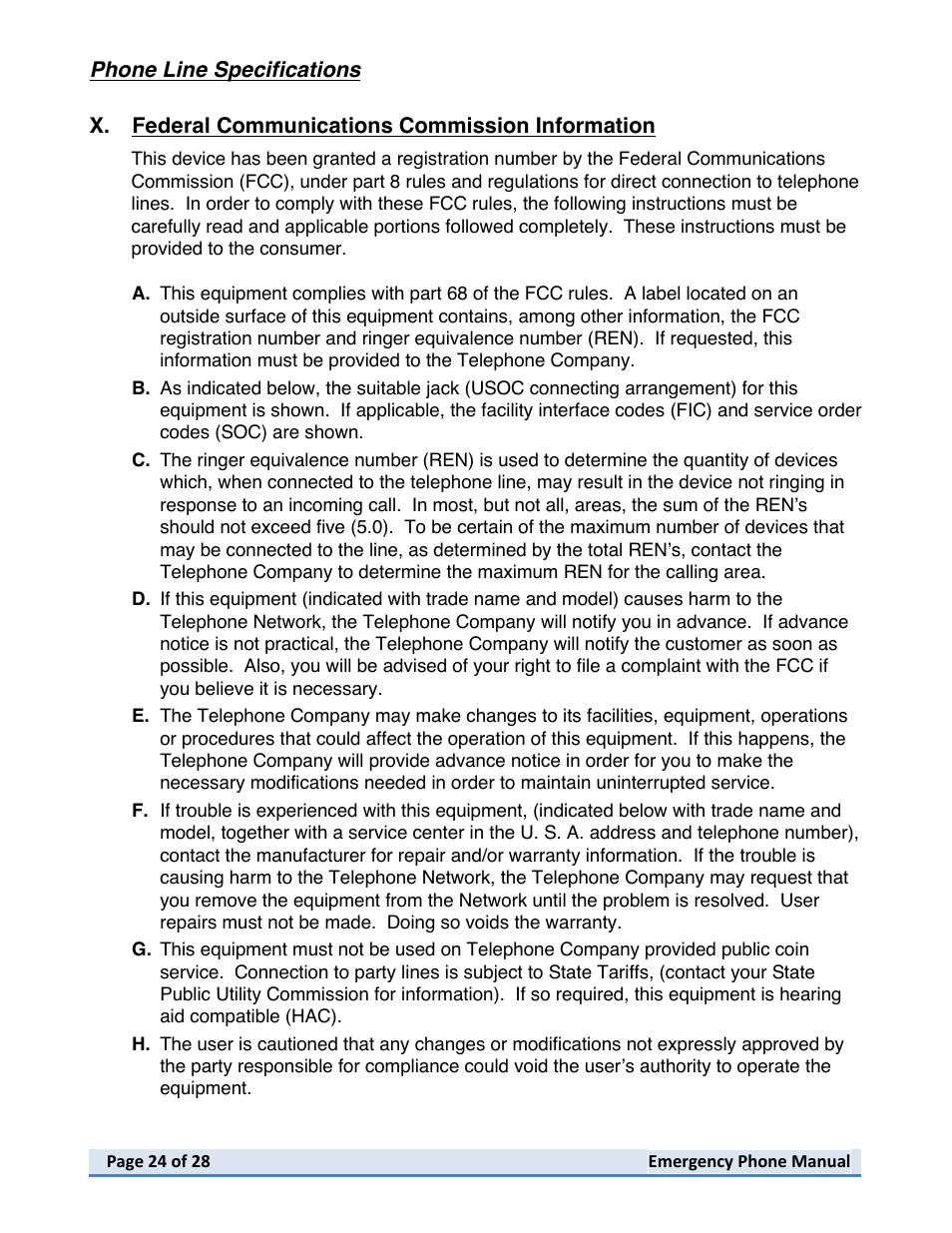 Talkaphone ETP-402V Dual Button Emergency / Information Phone User Manual | Page 24 / 28