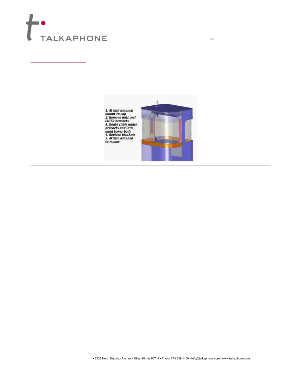 Talkaphone ETP-CDMA-V CDMA Cellular Interface User Manual | Page 2 / 6
