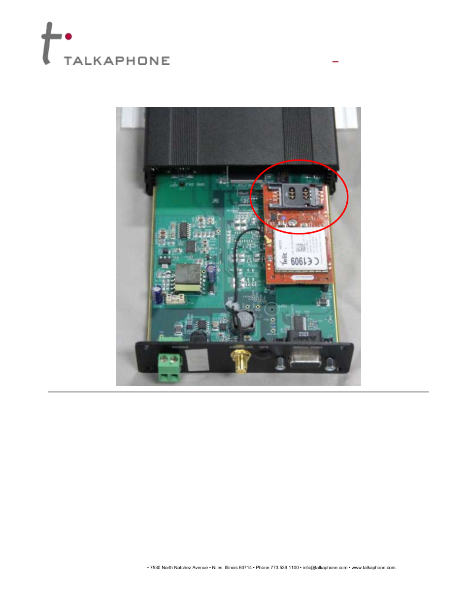 Talkaphone ETP-GSM GSM Cellular Interface User Manual | Page 5 / 10
