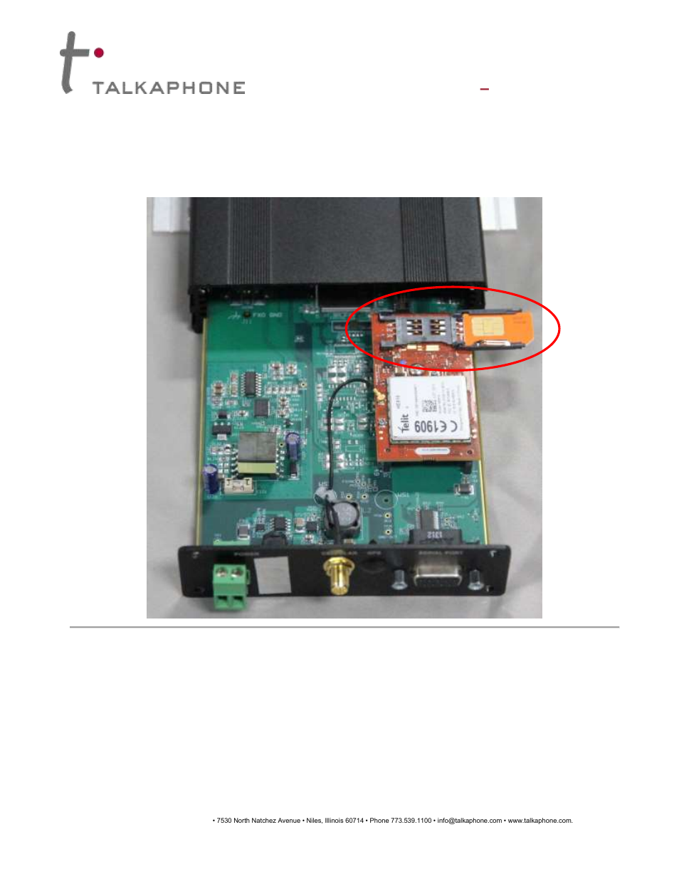 Talkaphone ETP-GSM GSM Cellular Interface User Manual | Page 7 / 10