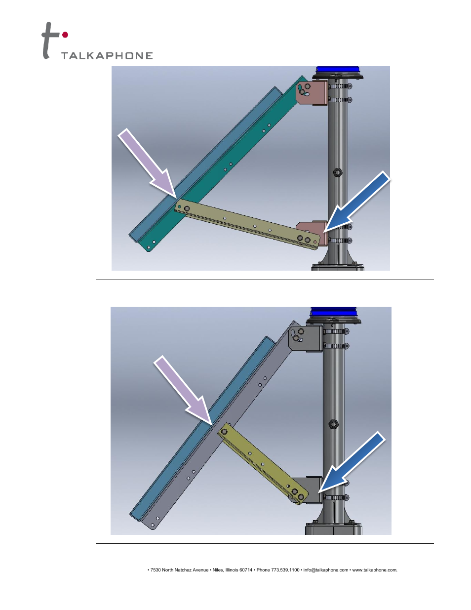 Solar kit installation instructions | Talkaphone ETP-MTE-WP Wireless ECO TOWER with Pole User Manual | Page 12 / 25