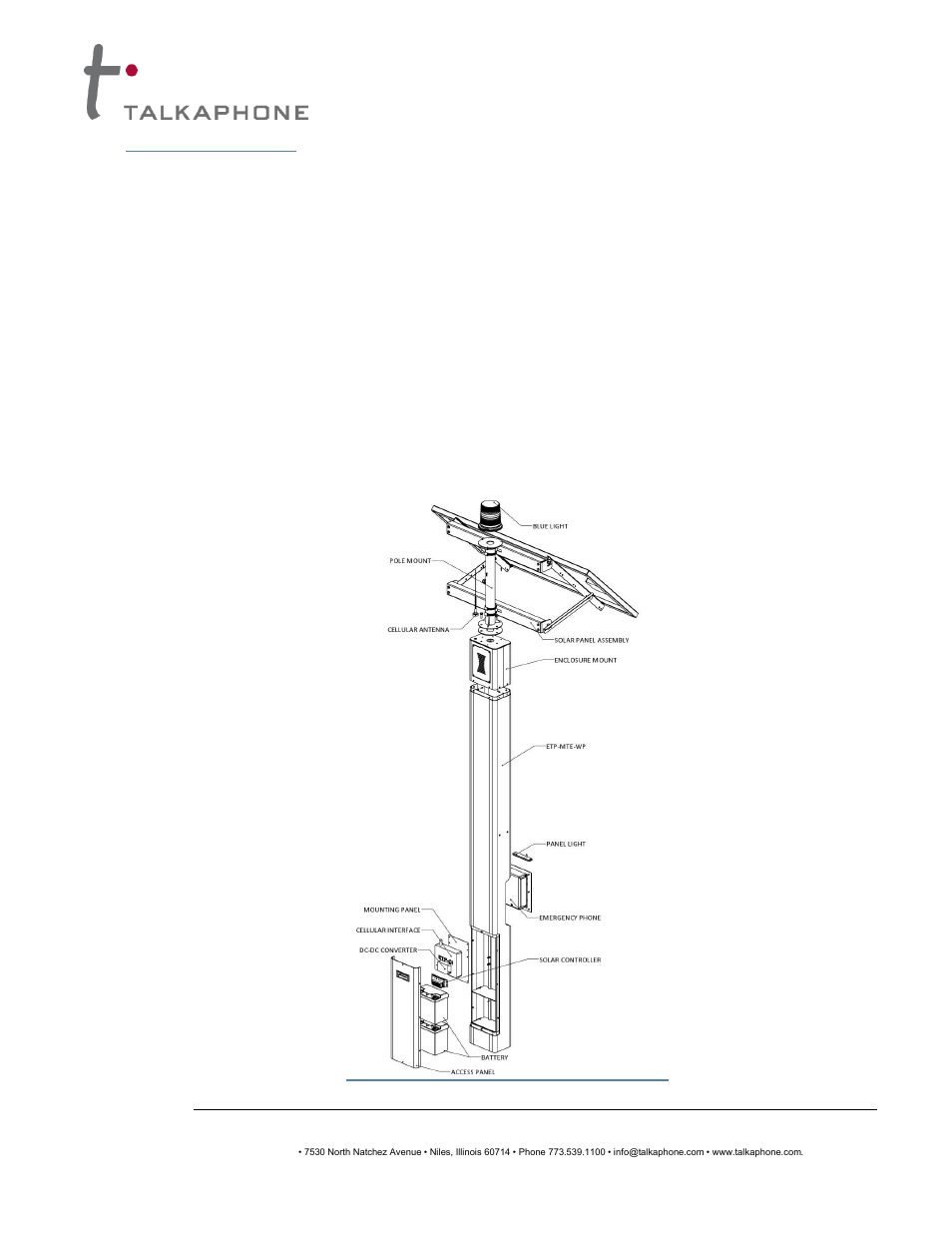 Solar kit installation instructions | Talkaphone ETP-MTE-WP Wireless ECO TOWER with Pole User Manual | Page 15 / 25