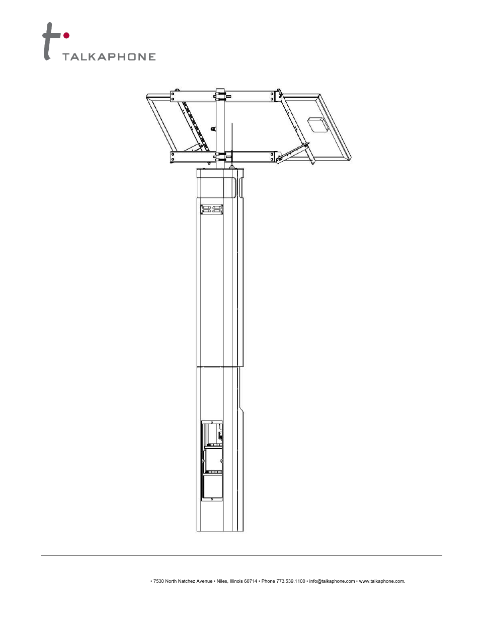 Solar kit installation instructions | Talkaphone ETP-MTE-WP Wireless ECO TOWER with Pole User Manual | Page 23 / 25