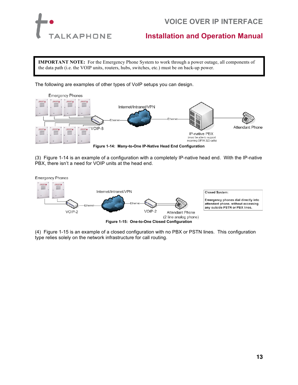 Talkaphone VOIP-8 VoIP Interface (8 channels) User Manual | Page 13 / 43