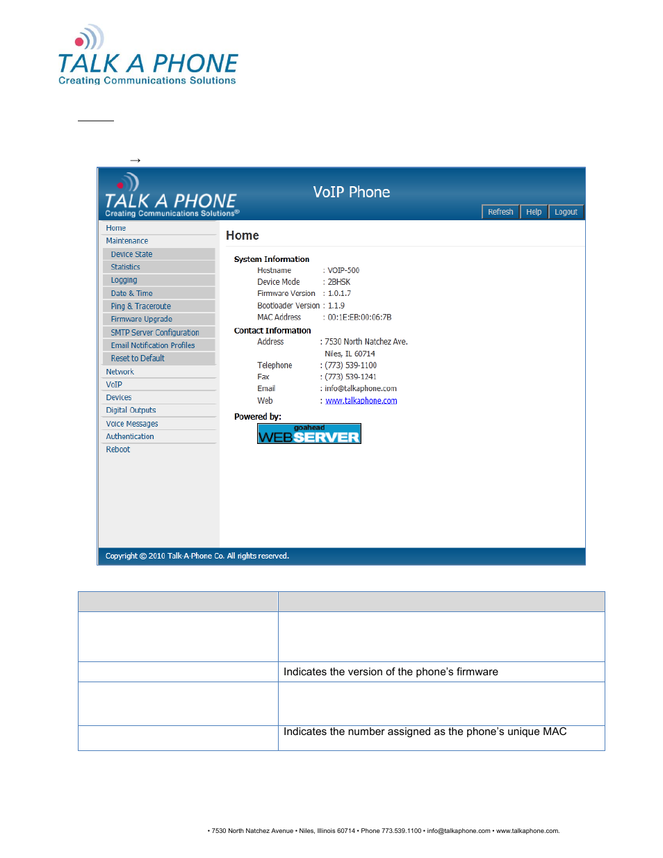 Voip-500, Series phone configuration and operation manual | Talkaphone VOIP-500K Native VoIP Keypad Emergency Phone User Manual | Page 15 / 90