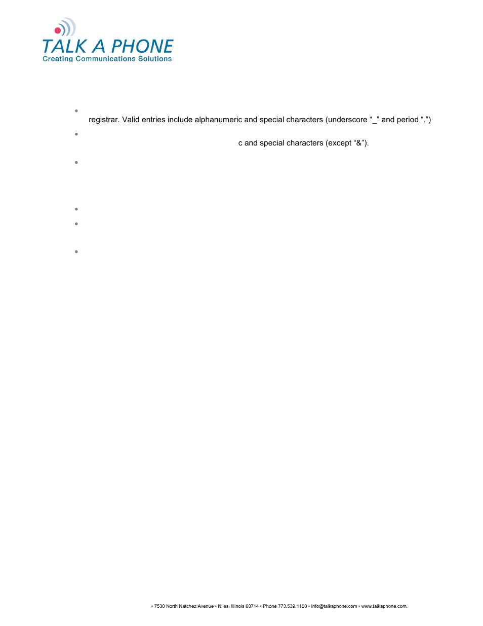 Voip-500, Series phone configuration and operation manual | Talkaphone VOIP-500K Native VoIP Keypad Emergency Phone User Manual | Page 18 / 90